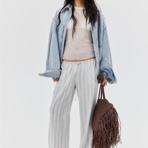 H&M Straight Leg Drawstring Pants